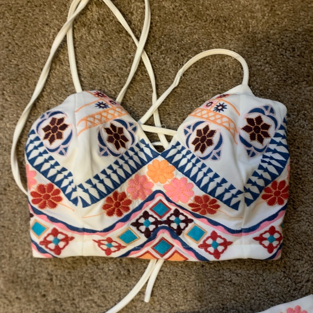 Lulu's Multicolor Embroidered Two-Piece Set - Picture 2 of 6